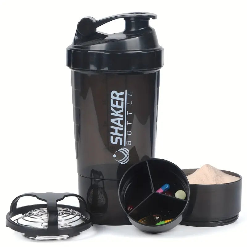 Shaker Bottle 3-in-1  | 600ml