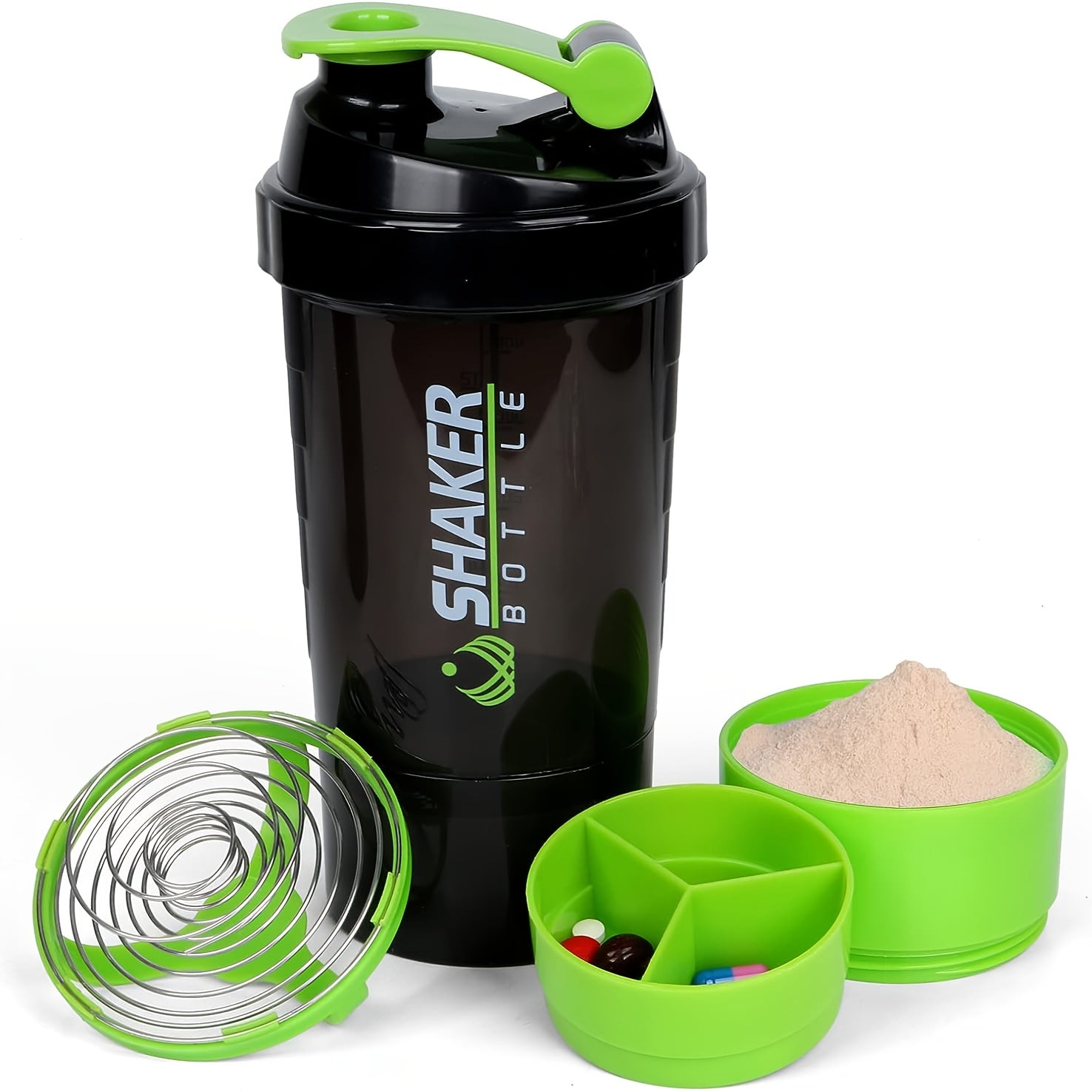 Shaker Bottle 3-in-1  | 600ml