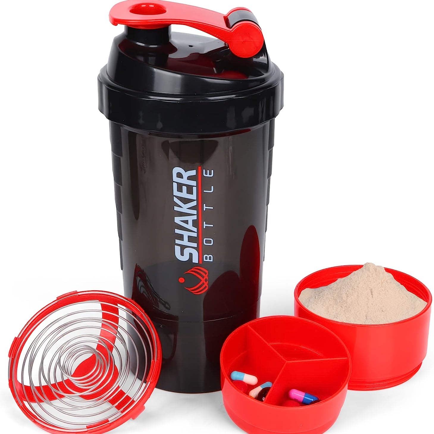 Shaker Bottle 3-in-1  | 600ml