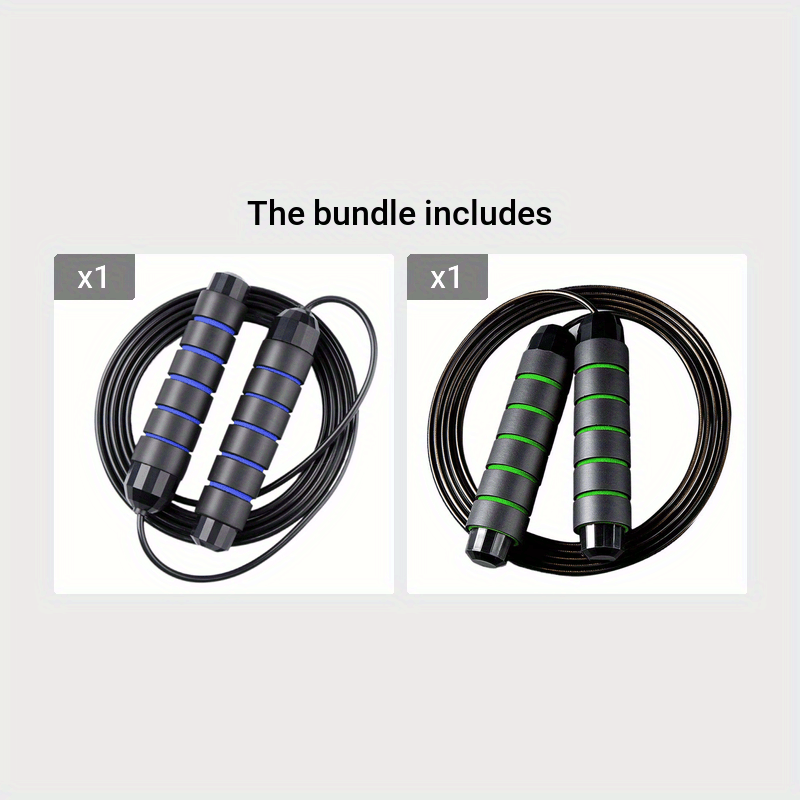 SpeedFit™ Springseil mit Gewichten & Memory-Griff