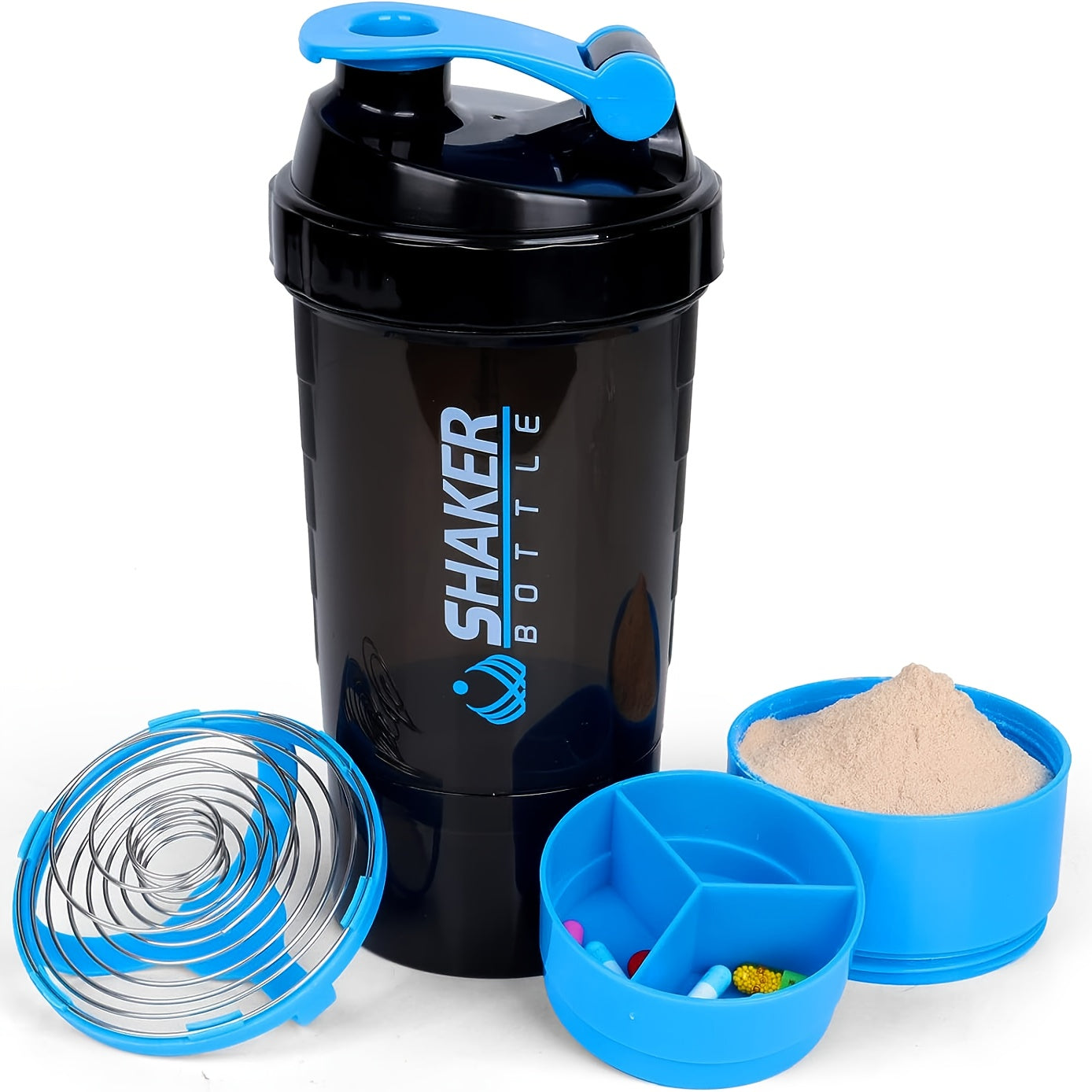 Shaker Bottle 3-in-1  | 600ml