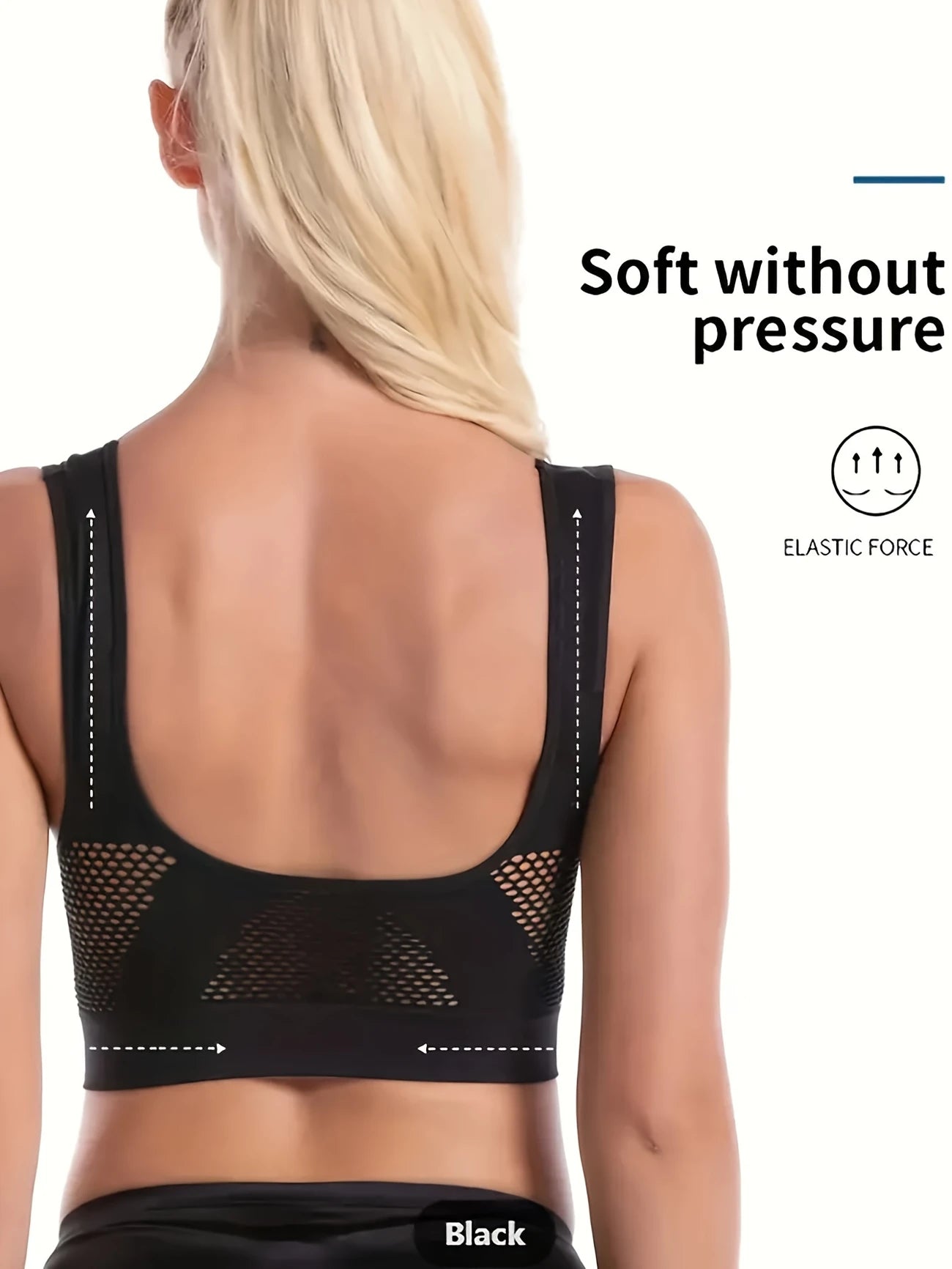Atmungsaktiver Sport-BH mit Soft-Pads