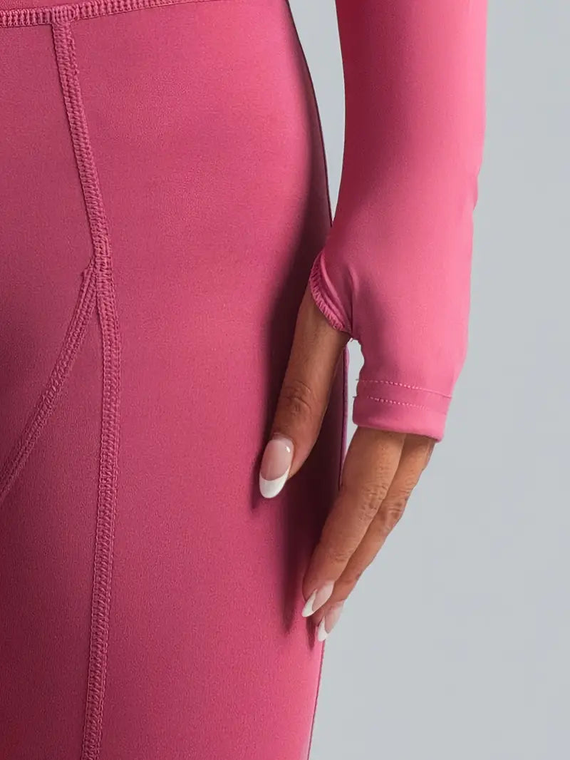 Performance Zip-Yoga-Jacke – Slim Fit Trainingsjacke für Damen