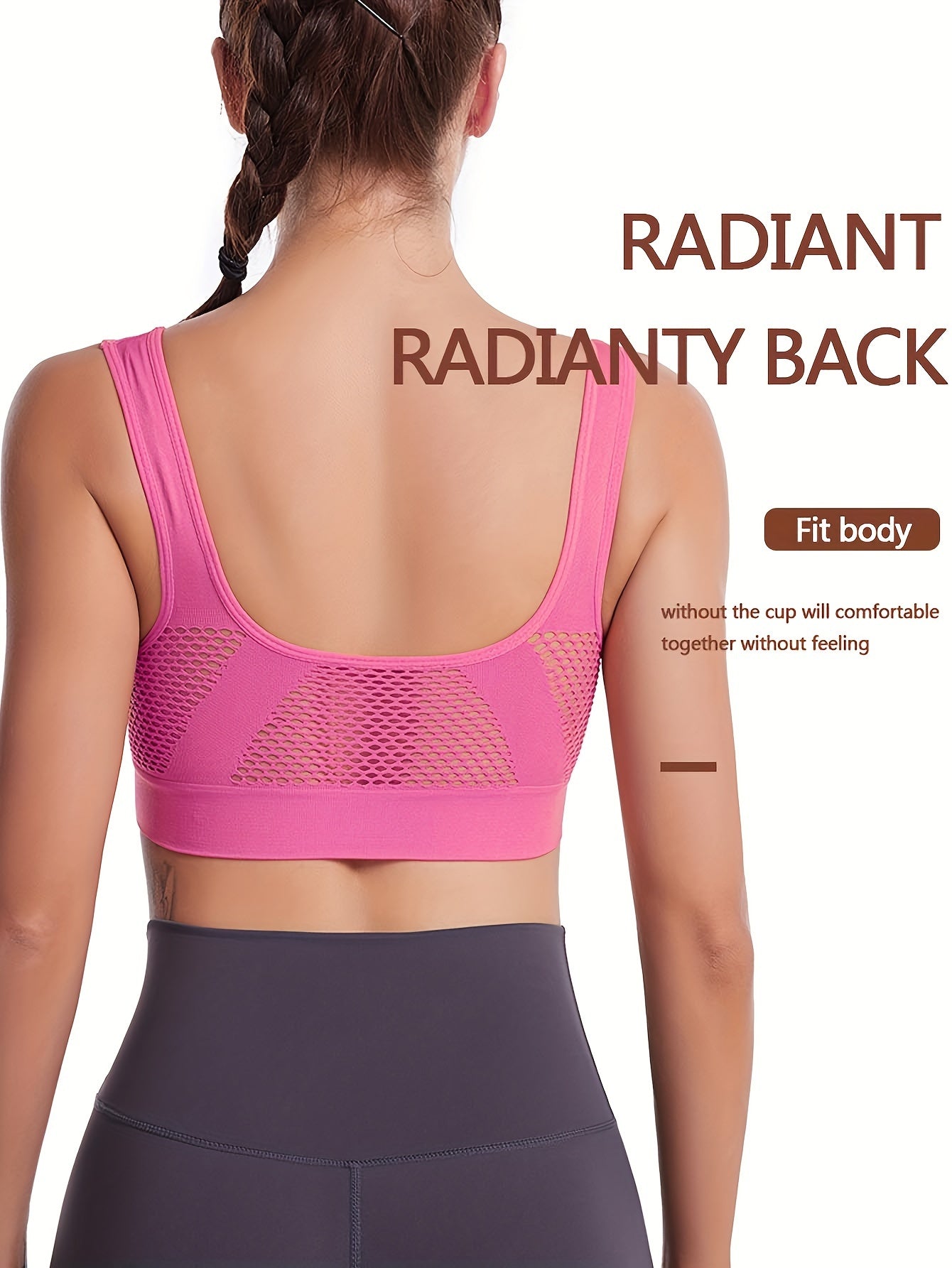 Atmungsaktiver Sport-BH mit Soft-Pads